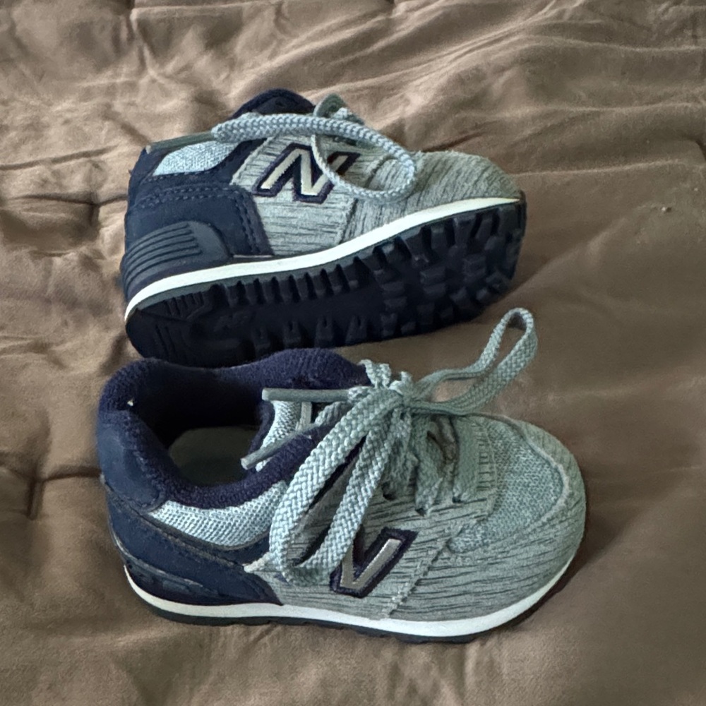New Balance baby Light Blue Athletic Sneakers